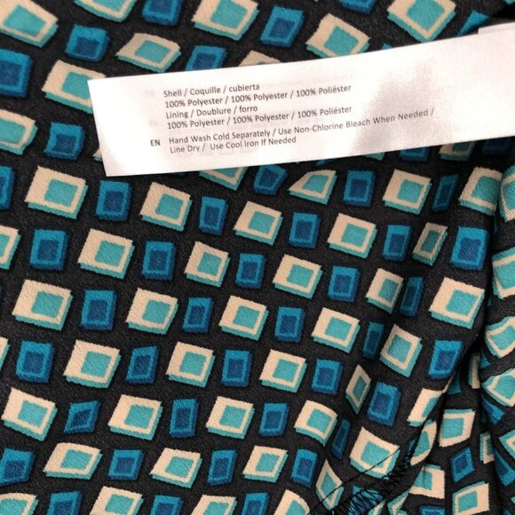 Band Of The Free Womens Dress XS‎ Green Teal Genevieve Mini Smocked NWT - Picture 4 of 8